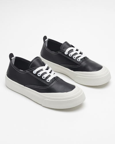 Sneakers Lorino Noir Femme - Chaussures