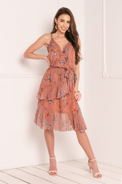 Robe femme à motifs corail - Vêtements