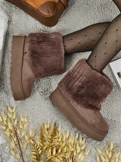 Bottes de neige pour femmes avec fourrure Irelle