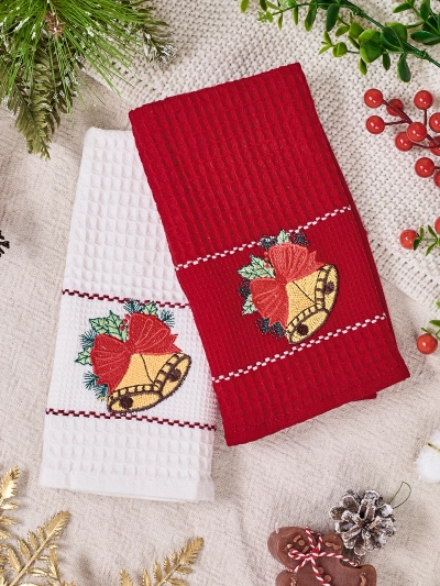 Ensemble de serviettes Royalfashion Holiday Bonne année
