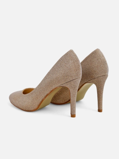 Chaussures à talons hauts pour femmes Royalfashion Glitter Enen