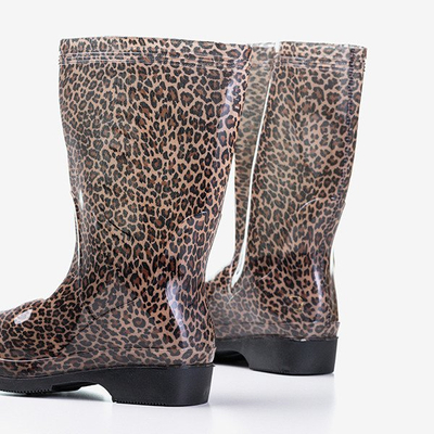 Bottes de pluie léopard pour femmes Leon - Footwear