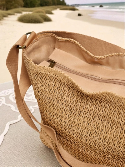 Royalfashion Grand sac en paille pour femmes Nysa Ariadne