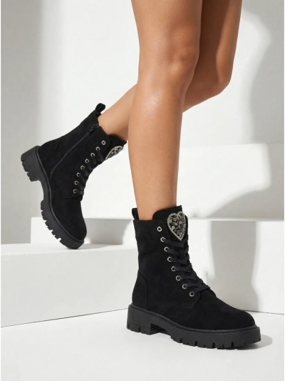 Botki Damskie eko zamszowe Euni