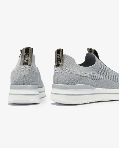 Chaussures de sport à enfiler pour femmes avec lettres en gris Cerppa- Footwear