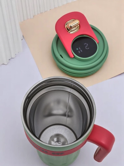 Royalfashion Mug thermique avec un bec verseur et capteur de température Mug à café