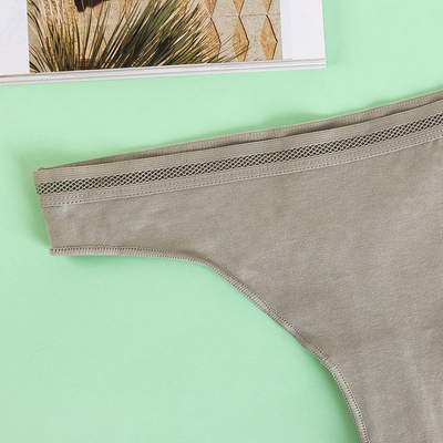 Tongs à motifs pour femmes, 3 / paquet - Sous-vêtements