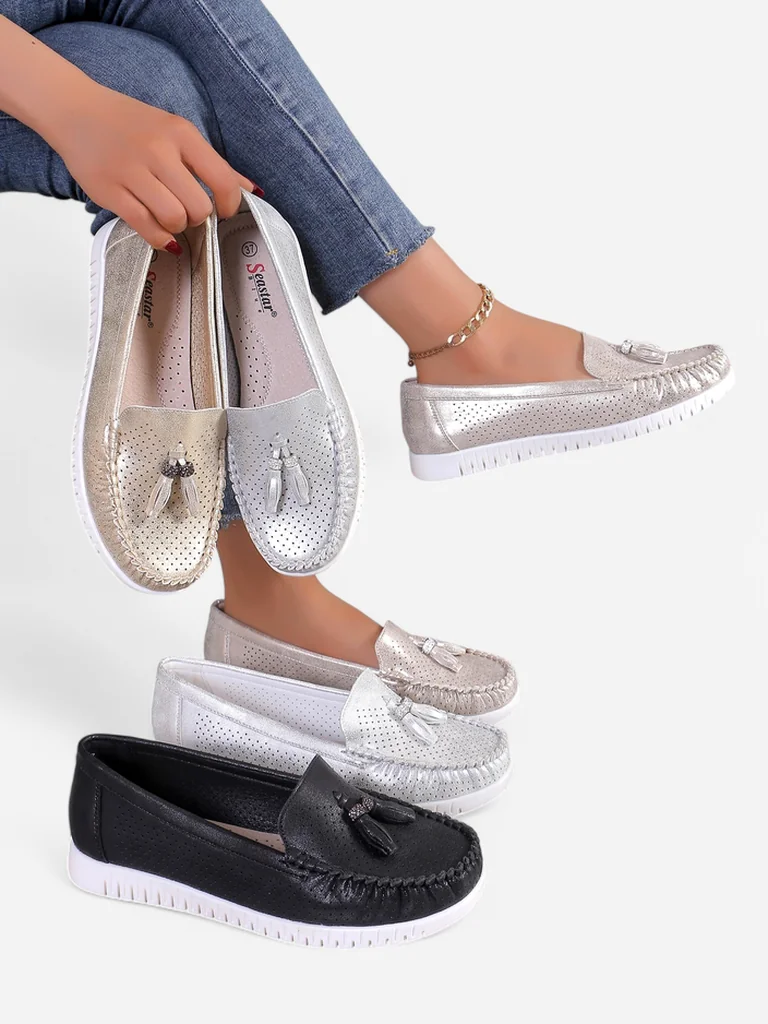 Royalfashion Mocassins pour femmes Esse
