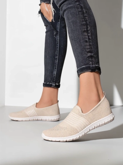 Royalfashion Chaussures de sport à enfiler pour femmes Ollabes