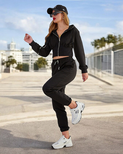Royalfashion Ensemble de sweatshirt en coton pour femme
