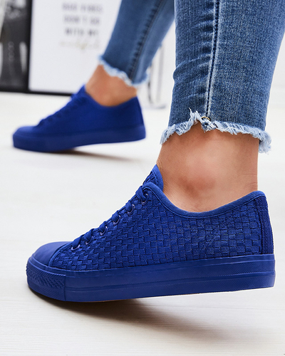 Cobalt baskets pour femmes avec gaufrage Aklina - Footwear