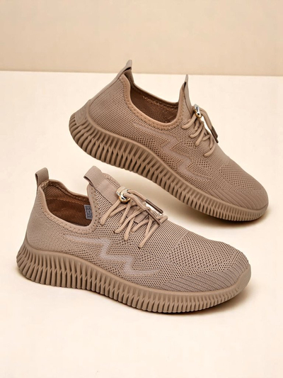 Royalfashion Chaussures de sport sans lacets en tissu pour femmes Royaletta