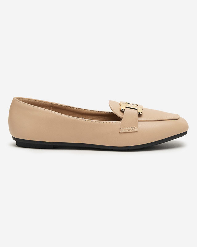OUTLET Mocassins nude femme Melukia - Footwear