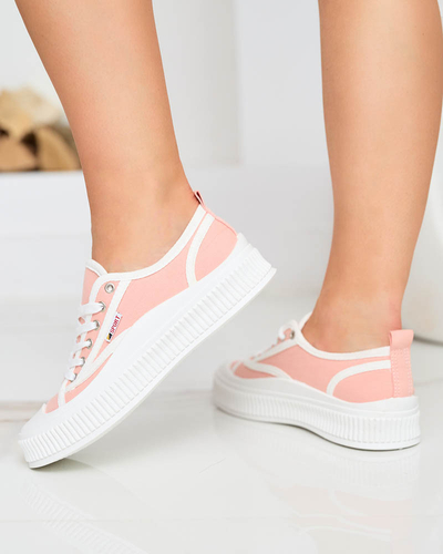 OUTLET Baskets roses pour femmes Scola-Shoes