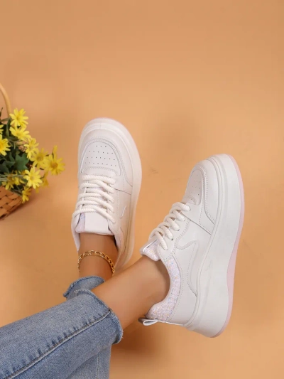 Royalfashion Sports baskets compensées pour femme Lincidi