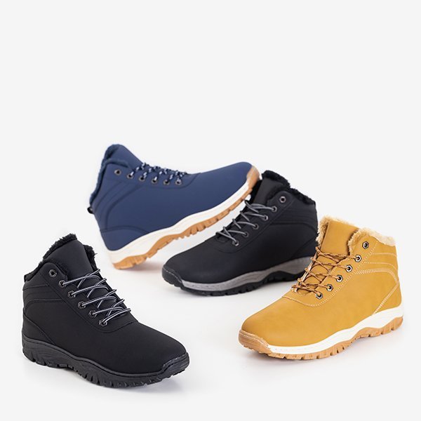 Chaussures de randonnée isolées noires pour hommes à semelle grise Radomirio - Footwear