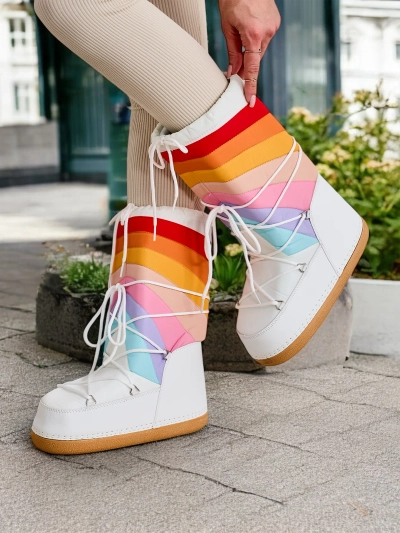 Chaussures de style botte de neige pour femme Royalfashion Tencce