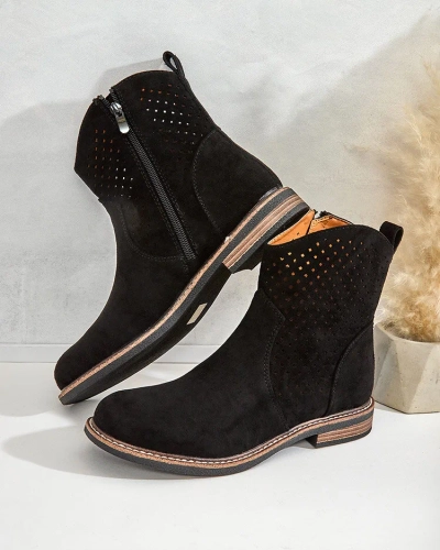 Royalfashion Bottes ajourées Toffas pour femme