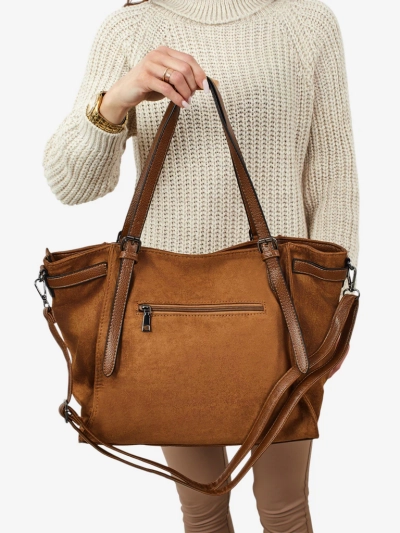 Sac à main shopper pour femmes en éco-daim Daville