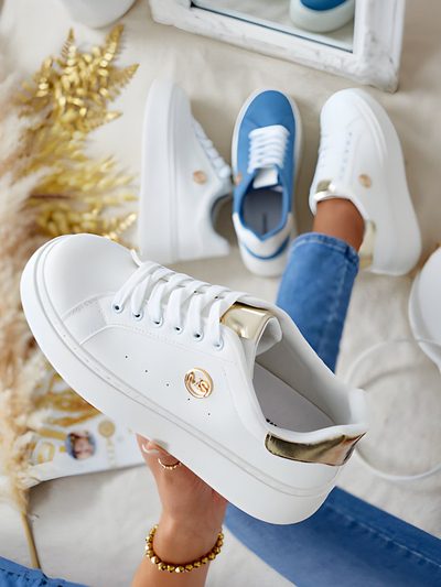 Royalfashion Baskets de sport à plateforme pour femme Calomie