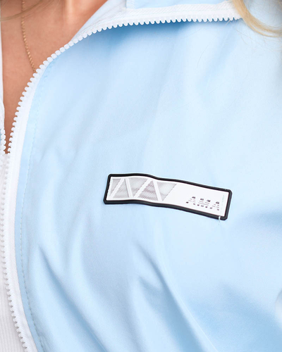 Survêtement de sport zippé bleu femme - Vêtements
