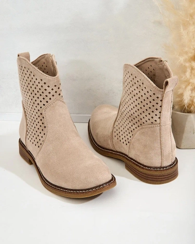 Royalfashion Bottes ajourées Toffas pour femme