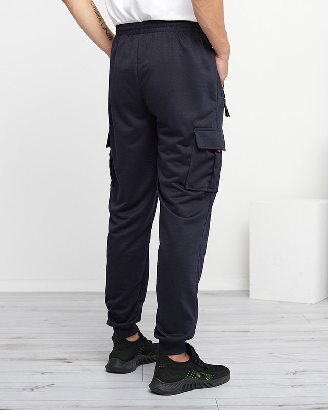 Pantalon de survêtement bleu marine homme - Vêtements