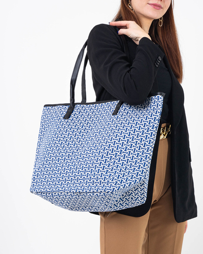 Sac bleu avec imprimé - Accessoires