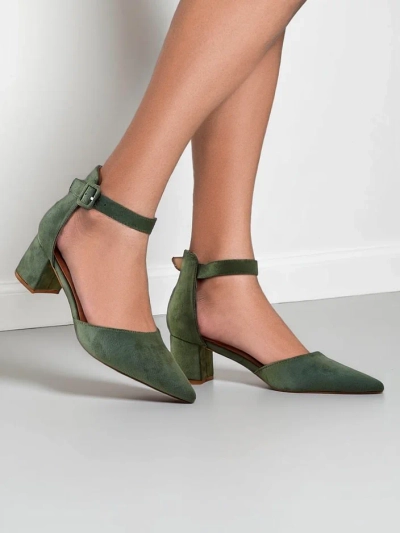 Royalfashion Escarpins à petits talons pour femmes Celle