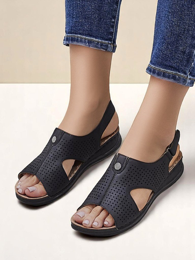 Royalfashion Sandales ajourées pour femmes Leminni