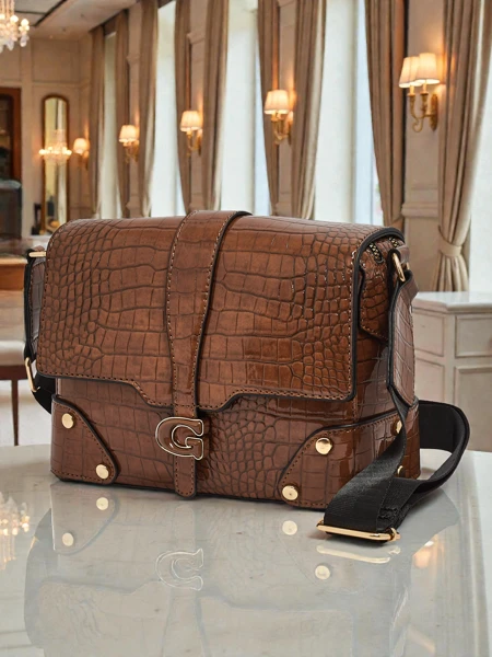 Sac à Main pour Femmes Luna Marron en Cuir Élégant pour Tous les Jours