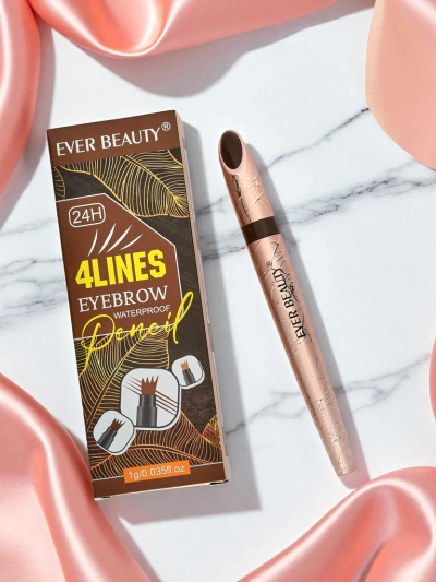 Ever Beauty Stylo Précision Sourcils Brun Moyen 24H