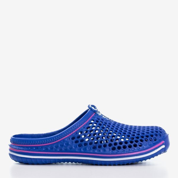 Chaussons femme Gumi en caoutchouc et cobalt - Chaussures 1