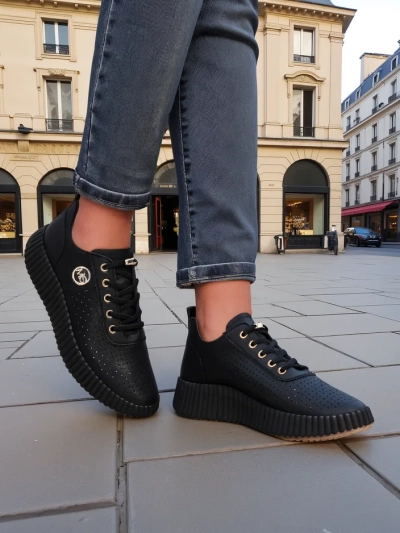 Royalfashion Baskets perforées sportives pour femmes Jovenes