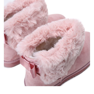 Bottes de neige en fourrure Katka rose - Footwear