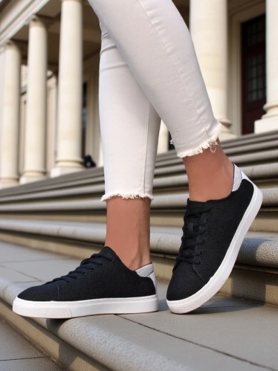 Royalfashion Chaussures de sport en tissu pour femmes Esellaf