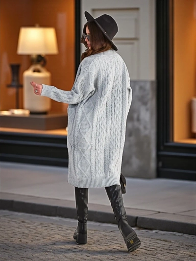 Pull poncho en tricot pour femmes Royalfashion