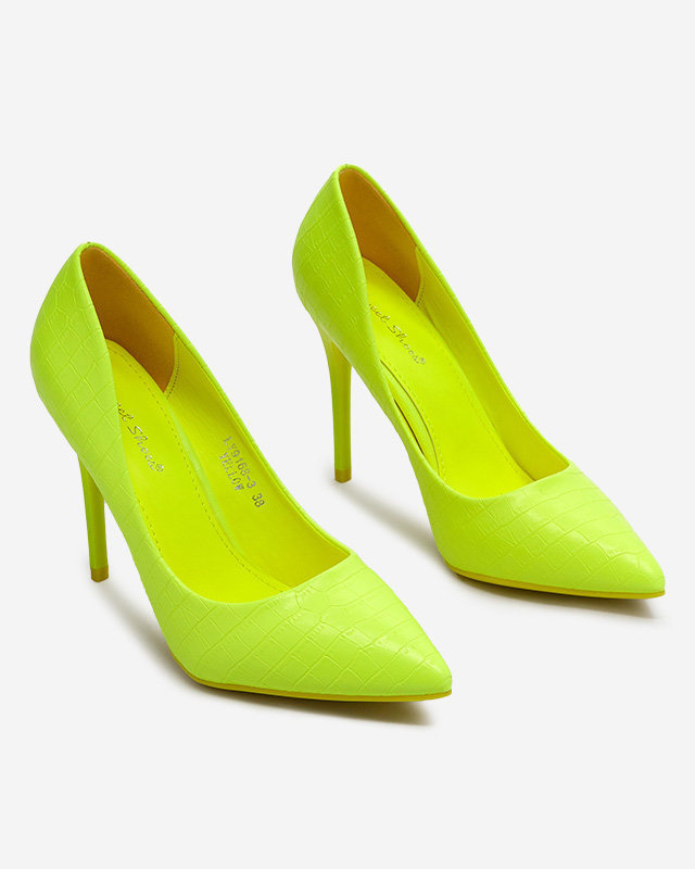 Escarpin vert fluo best sale