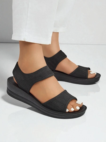 Royalfashion Sandales pour femmes à semelle épaisse Viva Flex II