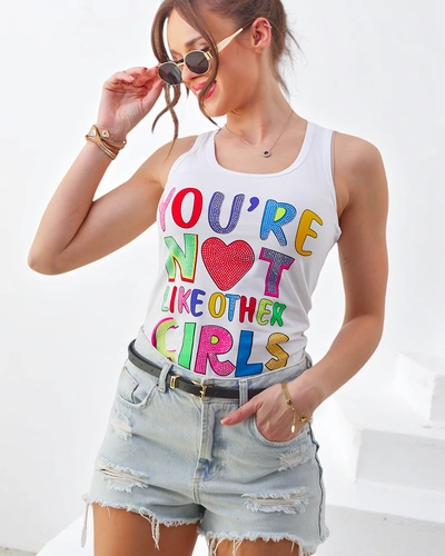 Débardeur en coton pour femmes Royalfashion avec bretelles et imprimés uniques