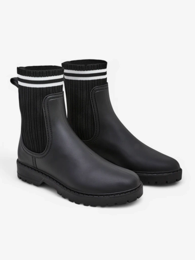 Bottes de pluie pour femmes Royalfashion avec un insert en tissu plus haut Scarlesa
