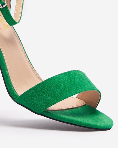 Sandales pour femmes sur tige en vert Xiadia- Footwear