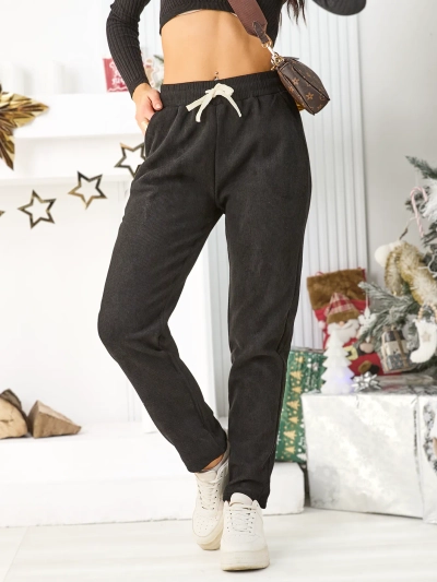 Royalfashion Pantalons de survêtement chauds pour femmes de grande taille
