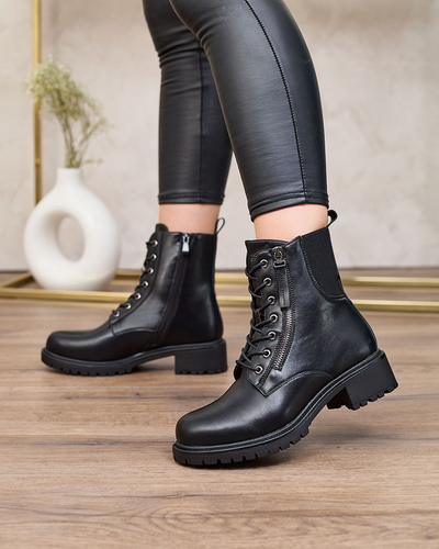 Royalfashion Bottes fourre-tout en cuir écologique pour femmes Gaddaxa