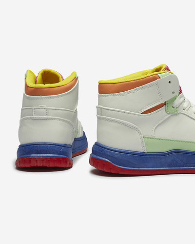 Baskets de sport pour femmes de couleur blanc-menthe Aopp- Footwear