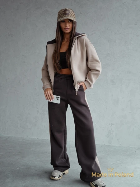 Royalfashion Ensemble de survêtement en coton pour femmes