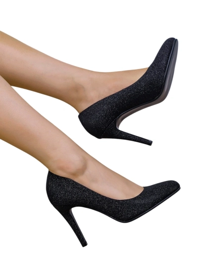 Royalfashion Pompes à paillettes pour femmes Shinles