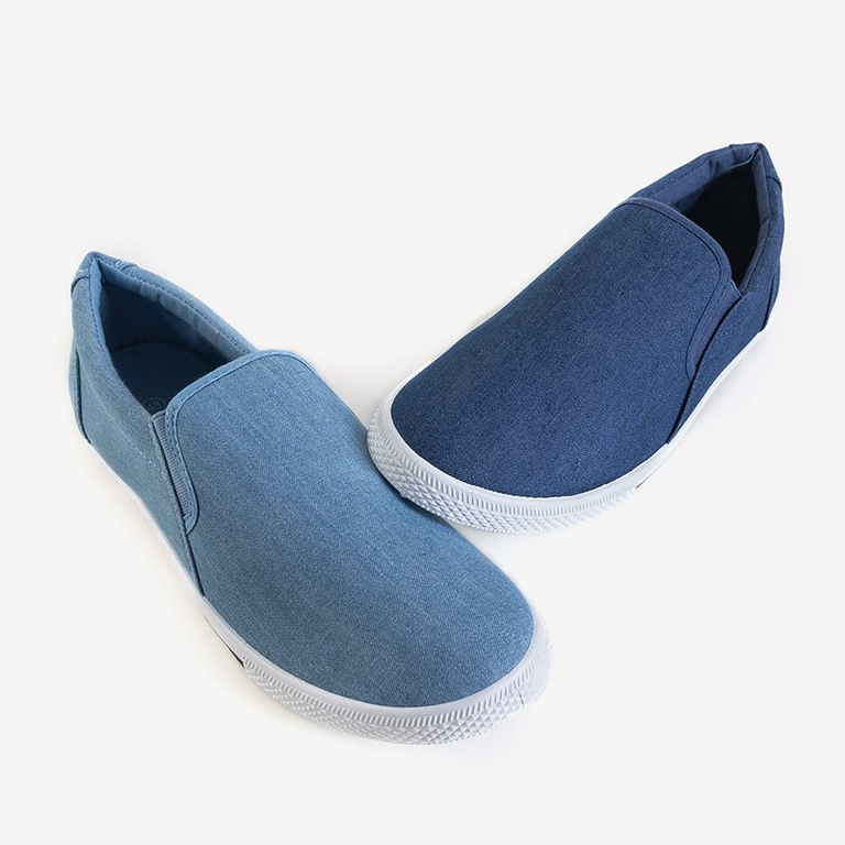 Baskets à enfiler bleues pour hommes Orian en denim - Footwear
