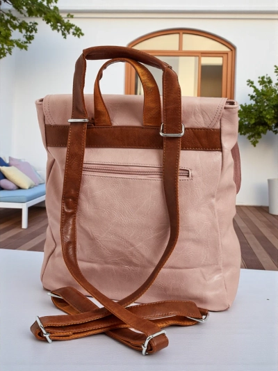 Royalfashion Sac à dos pour femmes en cuir écologique Klara