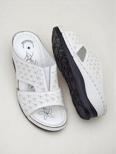 Royalfashion Claquettes pour femmes à semelle épaisse Nova Step